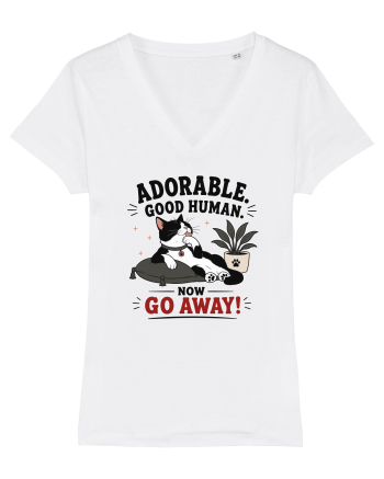 Funny Cat Attitude Design for Cat Owners and Feline Lovers White