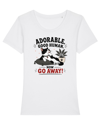 Funny Cat Attitude Design for Cat Owners and Feline Lovers White