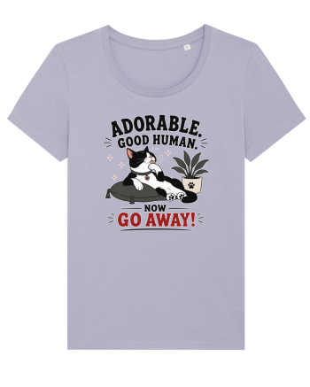 Funny Cat Attitude Design for Cat Owners and Feline Lovers Lavender