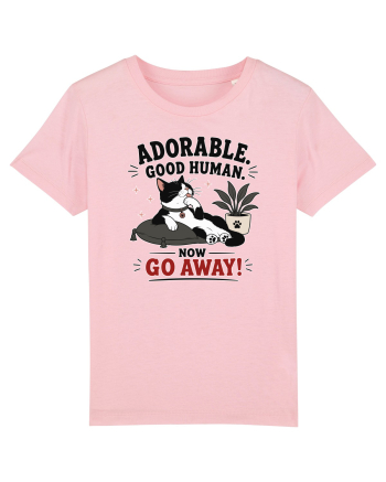 Funny Cat Attitude Design for Cat Owners and Feline Lovers Cotton Pink