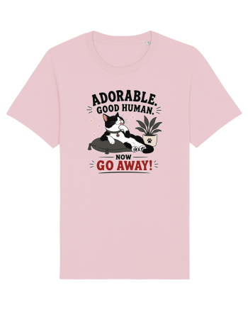 Funny Cat Attitude Design for Cat Owners and Feline Lovers Cotton Pink