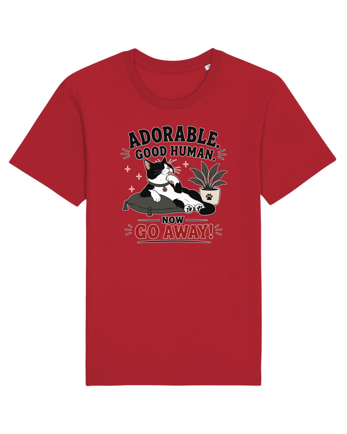 Tricou mânecă scurtă Unisex Rocker Red