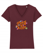 Cereal Killer (cereals) Tricou mânecă scurtă guler V Damă Evoker