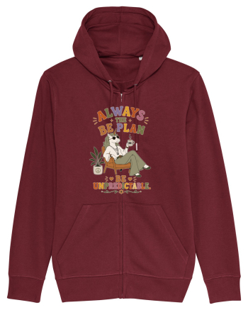 Hippie Unicorn Humor Design for Free Spirits and Boho Lifestyle Fans Burgundy