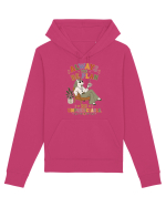Hippie Unicorn Humor Design for Free Spirits and Boho Lifestyle Fans Hanorac Unisex Drummer