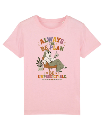 Hippie Unicorn Humor Design for Free Spirits and Boho Lifestyle Fans Cotton Pink