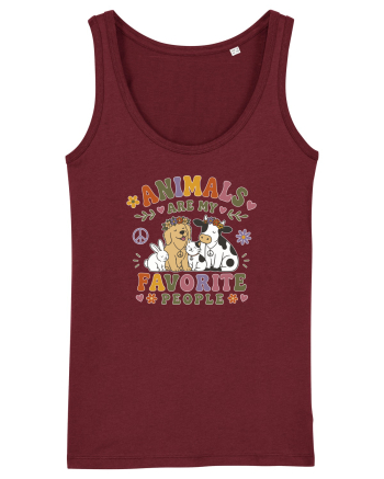 Funny Animal Lover Design for Pet Lovers and Introverts Burgundy