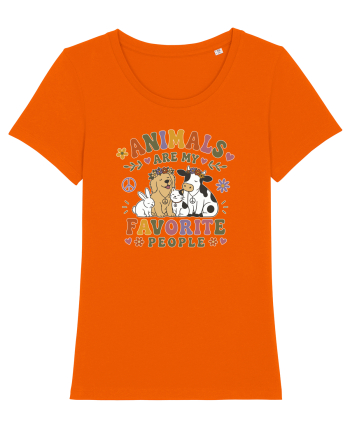 Funny Animal Lover Design for Pet Lovers and Introverts Bright Orange