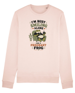 Funny Introvert Frog Design for Solitude Lovers and Quiet Personalities Bluză mânecă lungă Unisex Rise