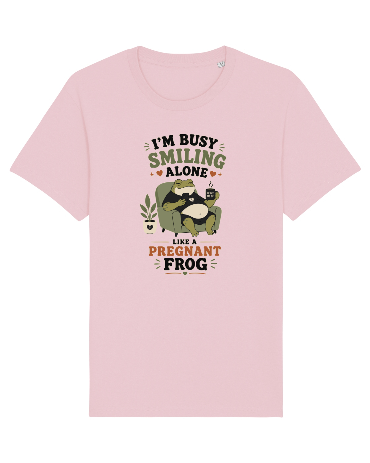 Tricou mânecă scurtă Unisex Rocker Cotton Pink
