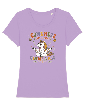 Funny Hippie Unicorn Design for Kindness and Positive Vibes Lavender Dawn