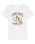Funny Hippie Unicorn Design for Kindness and Positive Vibes Tricou mânecă scurtă  Copii Mini Creator