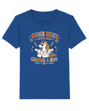 Funny Hippie Unicorn Design for Kindness and Positive Vibes Majorelle Blue