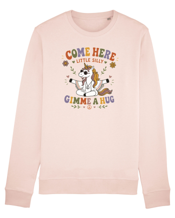 Funny Hippie Unicorn Design for Kindness and Positive Vibes Candy Pink