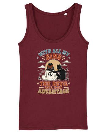 Funny Hippie Humor Design for Free Spirits and Rebel Minds Burgundy