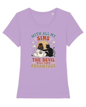 Funny Hippie Humor Design for Free Spirits and Rebel Minds Lavender Dawn