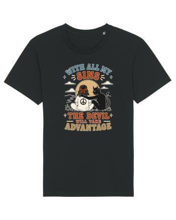 Funny Hippie Humor Design for Free Spirits and Rebel Minds Tricou mânecă scurtă Unisex Rocker