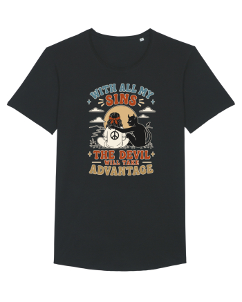Funny Hippie Humor Design for Free Spirits and Rebel Minds Black