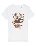 Funny Camping Hippie Unicorn Design for Introverts and Cozy Living Fans Tricou mânecă scurtă  Copii Mini Creator