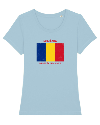 Romania in inima mea Sky Blue