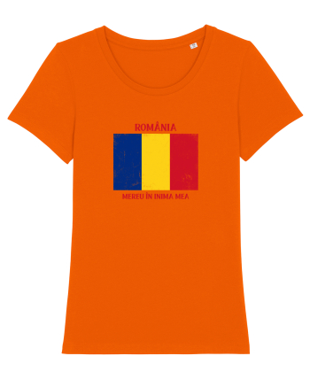 Romania in inima mea Bright Orange