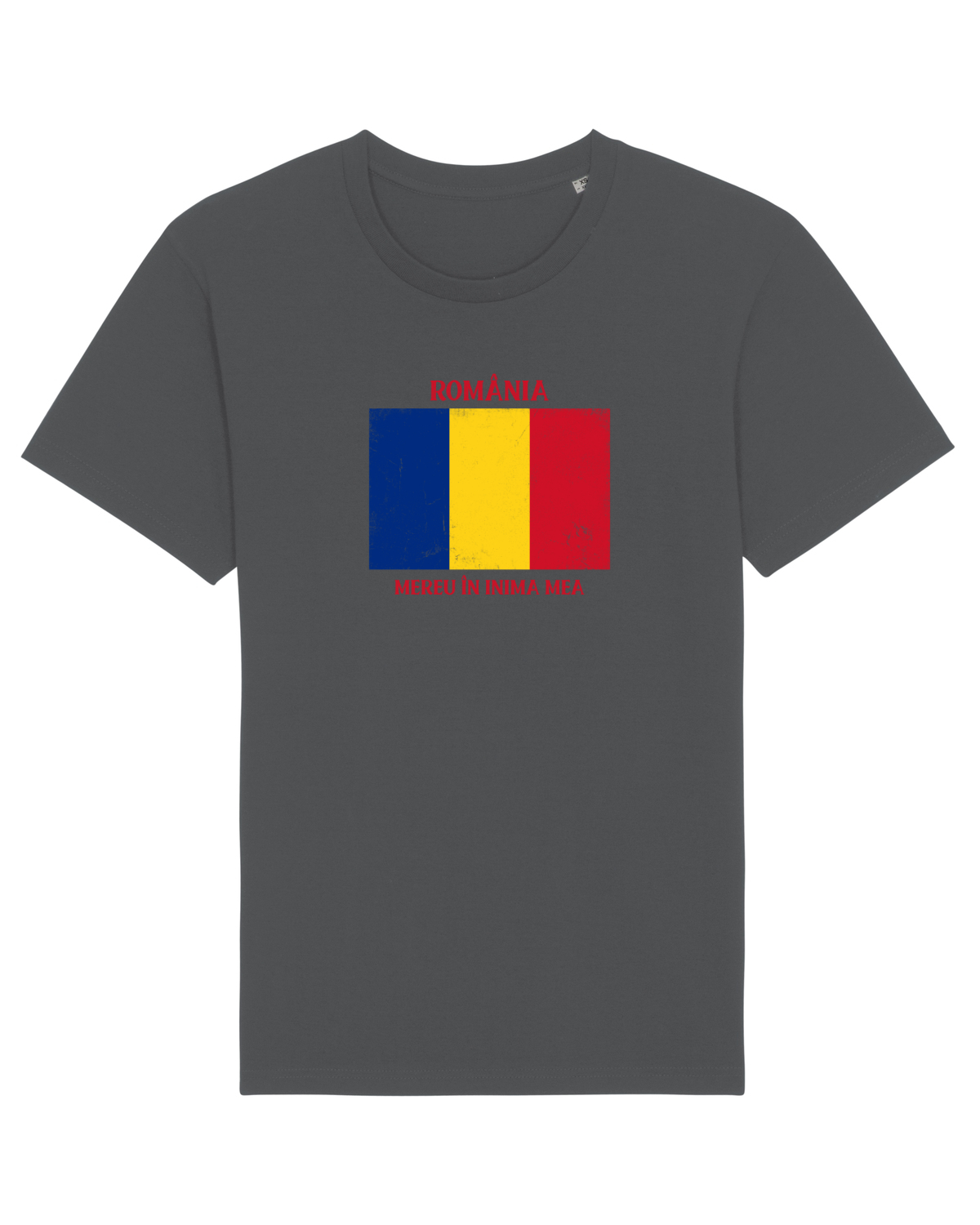 Tricou mânecă scurtă Unisex Rocker Anthracite
