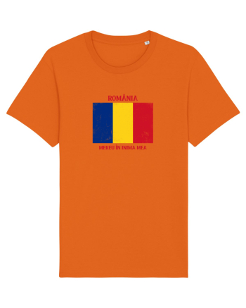 Romania in inima mea Bright Orange