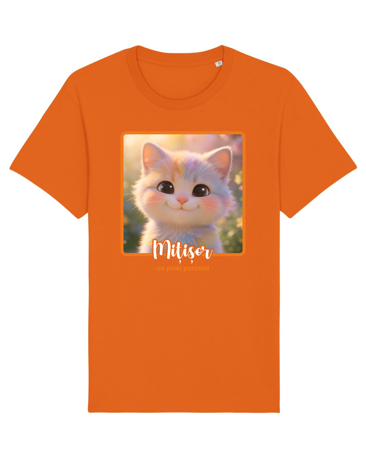 Tricou mânecă scurtă Unisex Rocker Bright Orange
