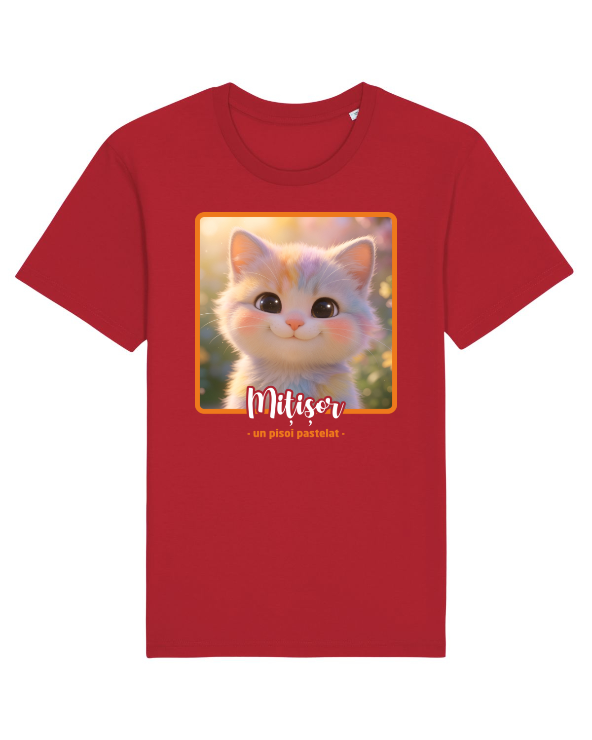 Tricou mânecă scurtă Unisex Rocker Red