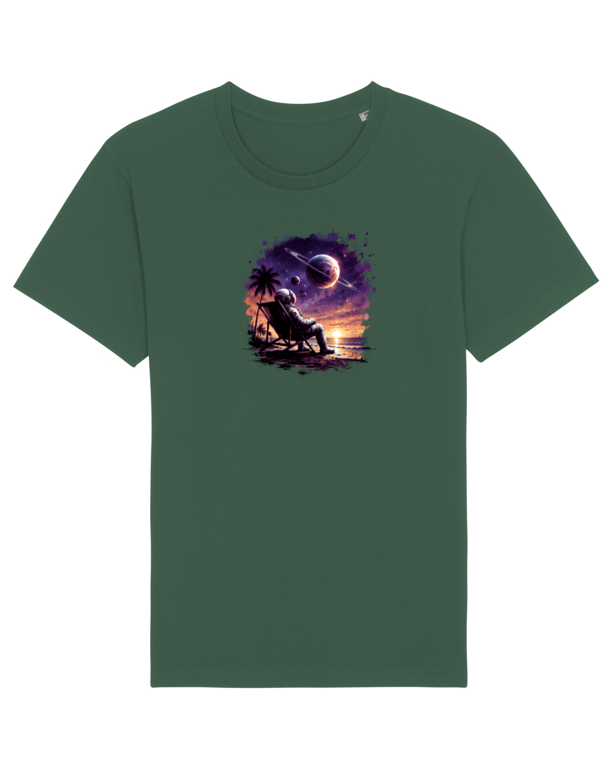 Tricou mânecă scurtă Unisex Rocker Bottle Green