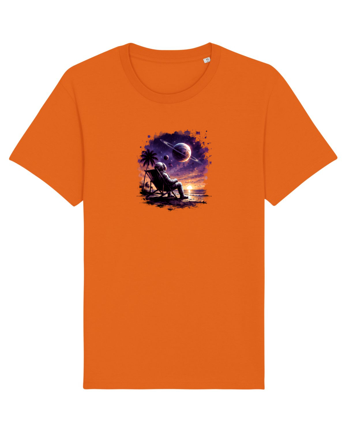 Tricou mânecă scurtă Unisex Rocker Bright Orange