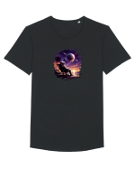 Moon  Tricou mânecă scurtă guler larg Bărbat Skater