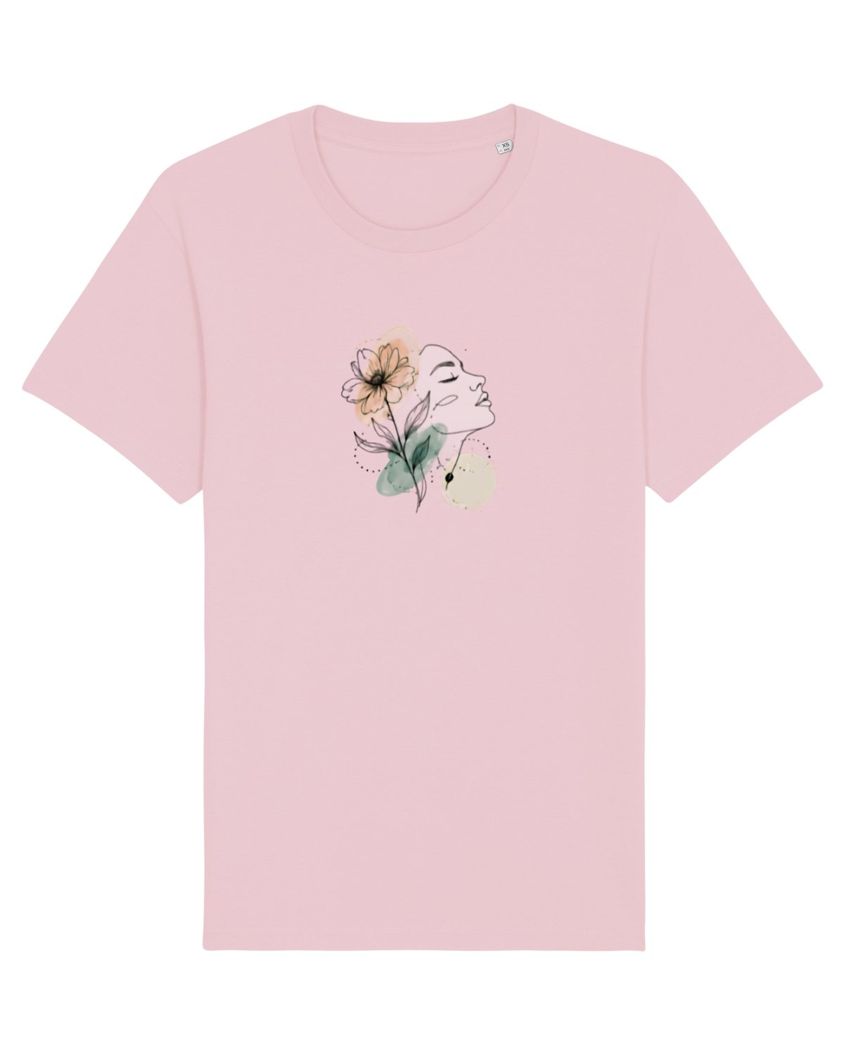 Tricou mânecă scurtă Unisex Rocker Cotton Pink