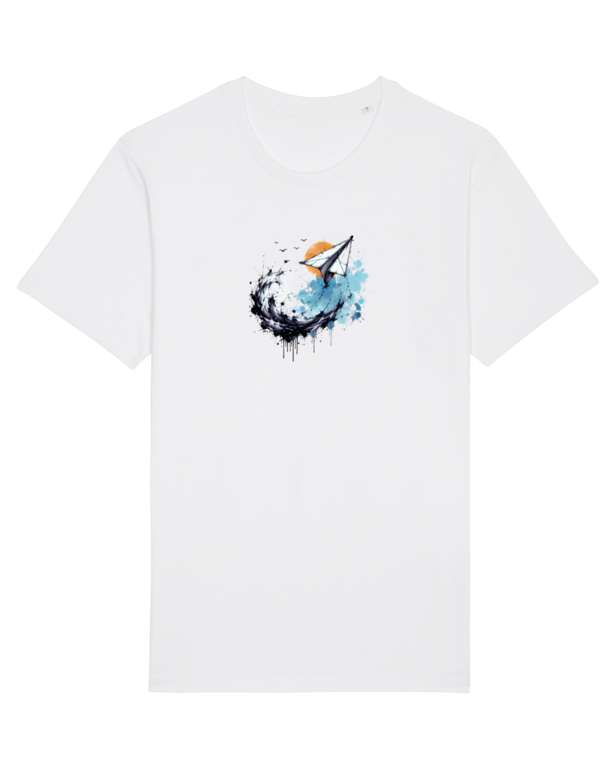 Tricou mânecă scurtă Unisex Rocker White