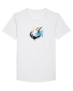 Summer  Tricou mânecă scurtă guler larg Bărbat Skater