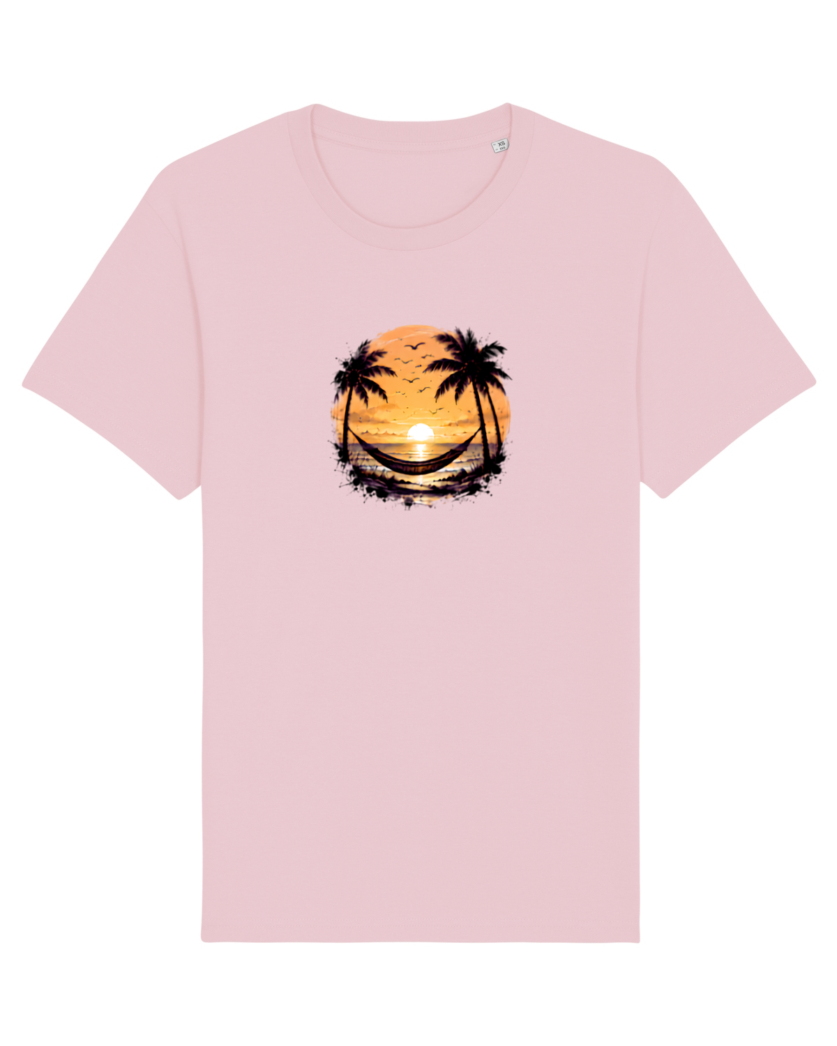 Tricou mânecă scurtă Unisex Rocker Cotton Pink