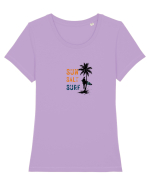 Sun. Salt. Surf. Tricou mânecă scurtă guler larg fitted Damă Expresser