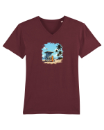 Summer  Tricou mânecă scurtă guler V Bărbat Presenter