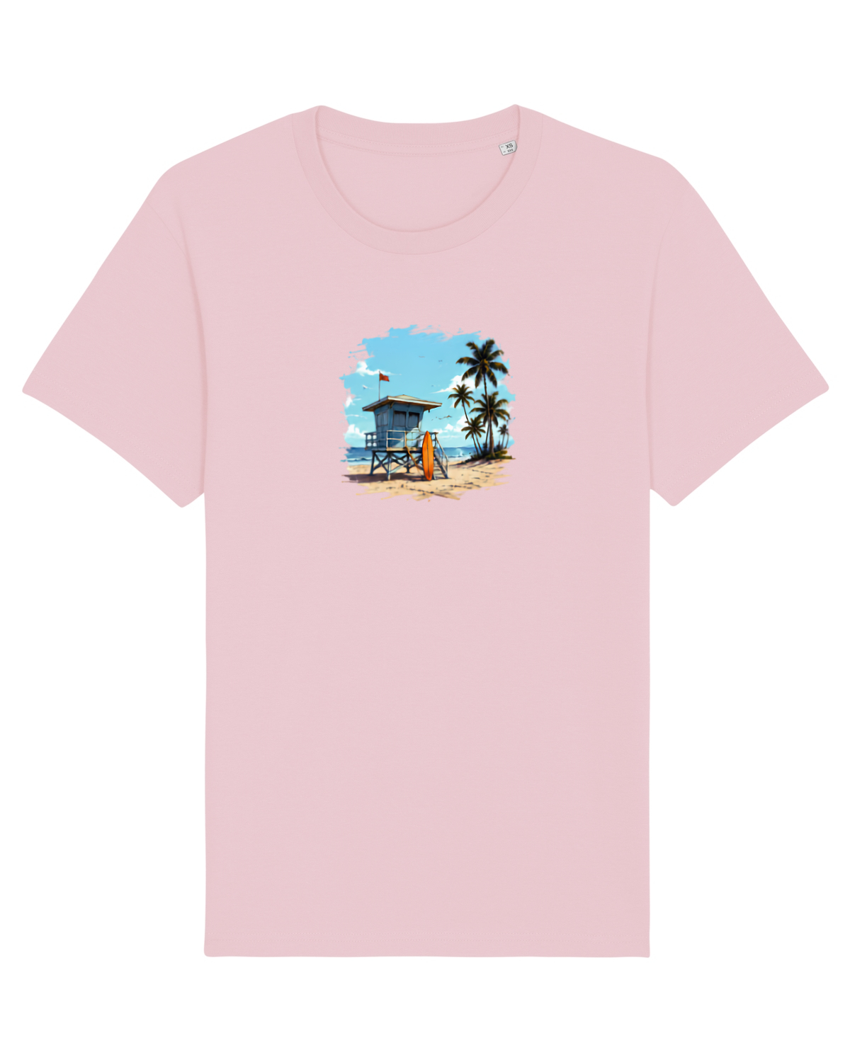Tricou mânecă scurtă Unisex Rocker Cotton Pink