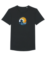 Summer  Tricou mânecă scurtă guler larg Bărbat Skater
