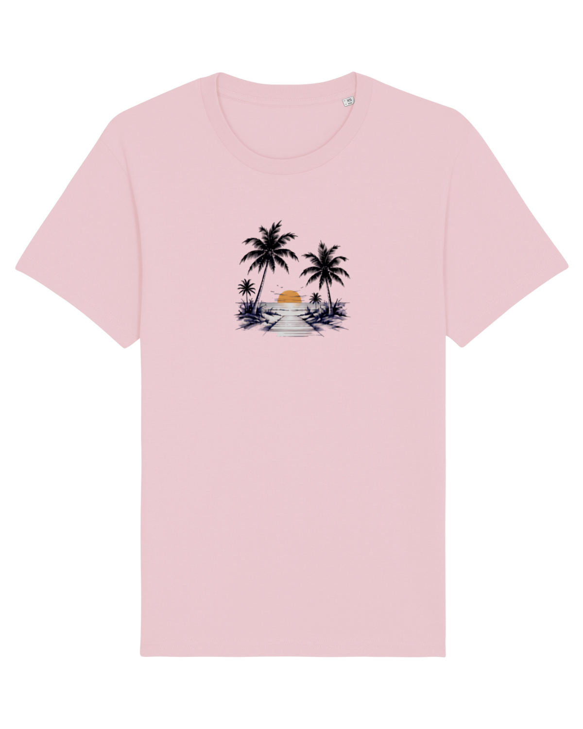 Tricou mânecă scurtă Unisex Rocker Cotton Pink