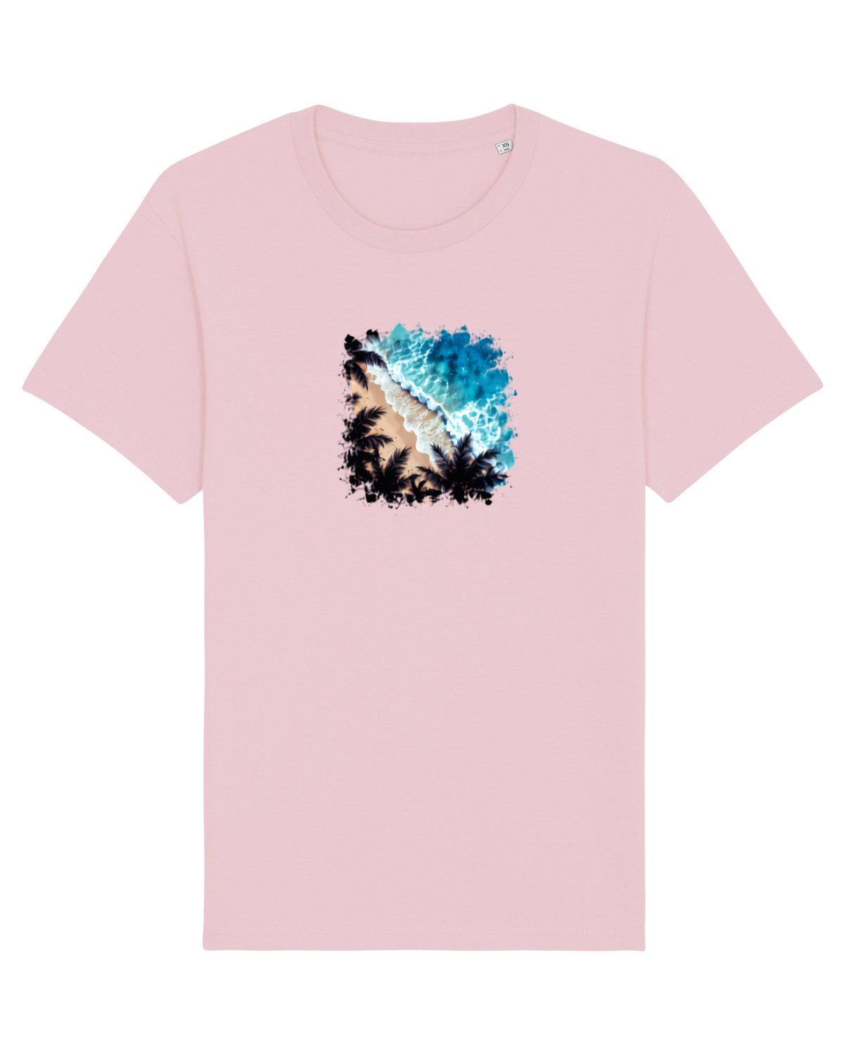Tricou mânecă scurtă Unisex Rocker Cotton Pink