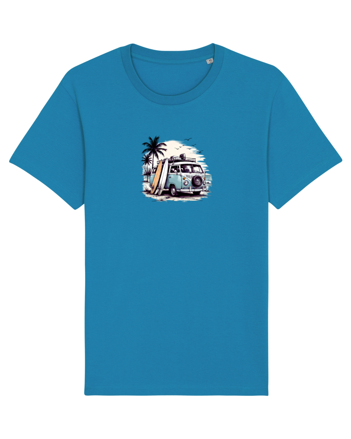 Tricou mânecă scurtă Unisex Rocker Azur