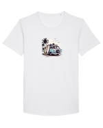 Trip summer  Tricou mânecă scurtă guler larg Bărbat Skater