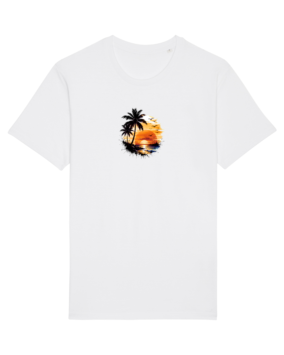 Tricou mânecă scurtă Unisex Rocker White