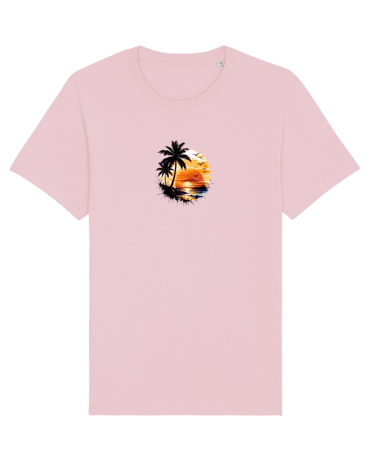Tricou mânecă scurtă Unisex Rocker Cotton Pink