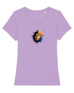 Summer  Tricou mânecă scurtă guler larg fitted Damă Expresser