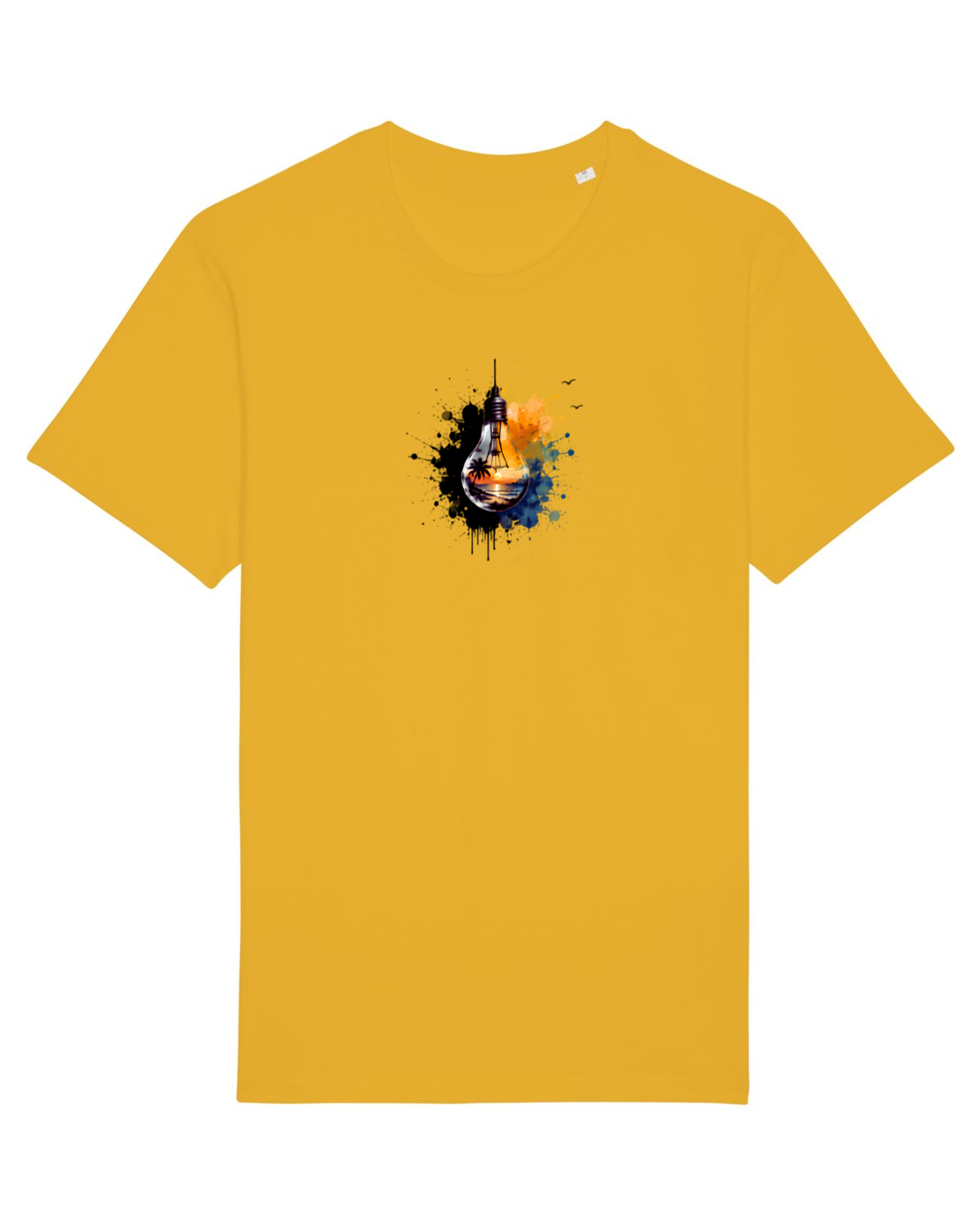 Tricou mânecă scurtă Unisex Rocker Spectra Yellow