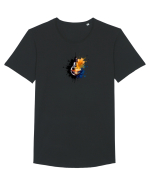 Summer  Tricou mânecă scurtă guler larg Bărbat Skater