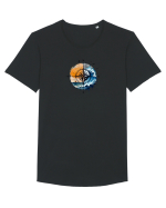Busolă  Tricou mânecă scurtă guler larg Bărbat Skater